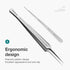 MR.GREEN Ingrown Hair Tweezers - Needle Nose Pointed Tips for Eyebrows, Splinters, Blackhead Removal