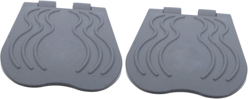 2pcs Set Universal Wheelchair Footplates Heavy Duty Sturdy Pedal Footrest Replacement for Elderly Mobility and Daily