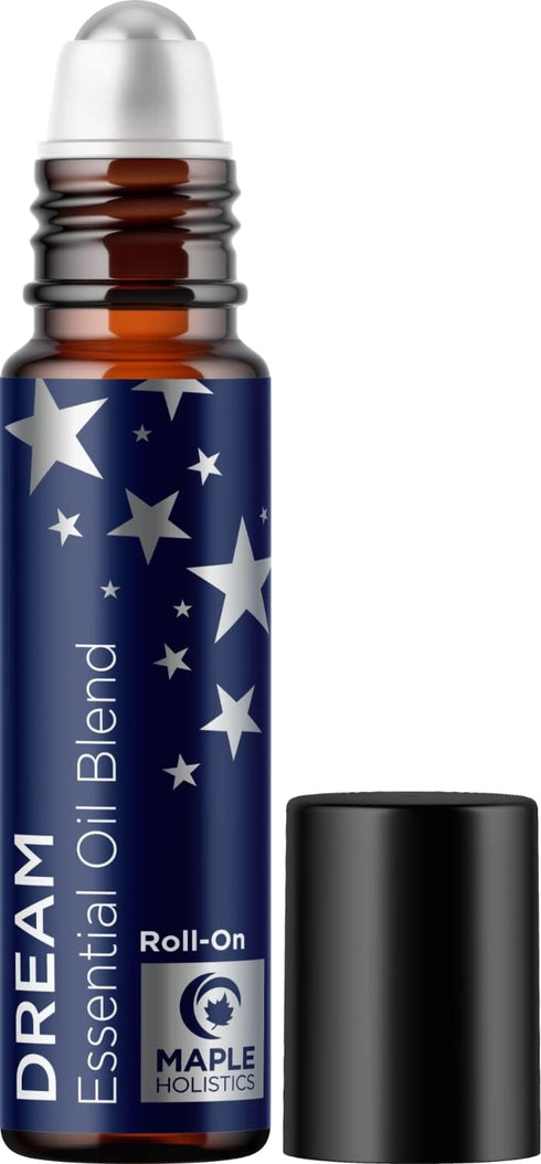 Sleep Essential Oil Roll On - Pure Lavender & Roman Chamomile Aromatherapy Roller for Restful Sleep (1-Pack)
