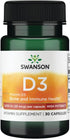 Swanson High Potency Vitamin D-3 1000 Iu (25 mcg) | 30 Capsules