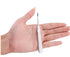 Professional Silver Stainless Steel Finger Cuticle Cleaner Fork Pusher, Nail Art Tools for Unisex