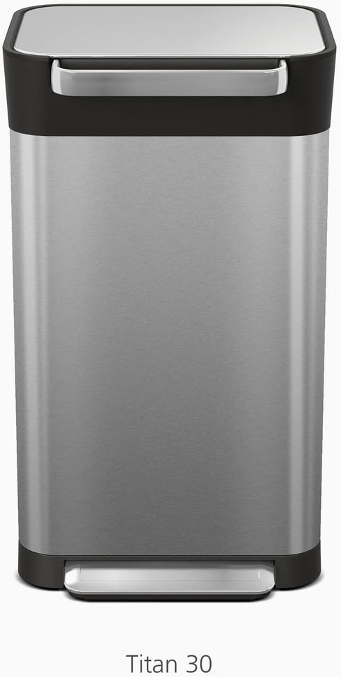 Joseph Joseph Eco Trash Bags, Extra Strong Recycled Plastic, 13.2 Gallons, Grey, with Drawstring