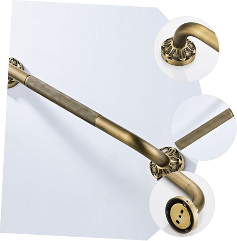 VICASKY Bathroom Safety Shower Grab Bar Handle for Elderly Non Slip Durable Copper Core Bathtub Handrail with Multi