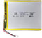 3.7V 357090 4000mAh Lithium Polymer Ion Battery - Rechargeable Battery Pack with JST Connector