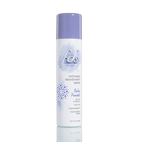 TUKIMA FDS Intimate + Whole Body Dry Deodorant Spray, Baby Powder, 2 OZ