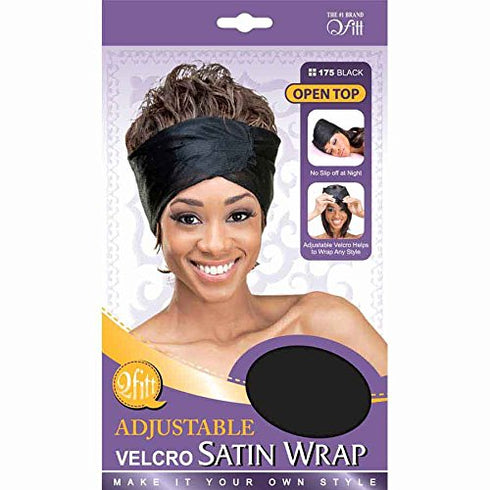 Qfitt Adjustable Velcro Satin Open Wrap #175 (3 Pack)