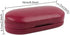 SteelFever 2 in 1 Double Sided Portable Glasses Case, Travel Contact Lens Case, Red