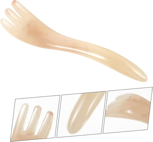 Healifty Resin Three Claw Head Massager Comb for Hair Growth and Headache Relief Static Scalp Massage Tool for Women