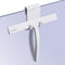 Shower Squeegee 9" with Silicone Hook, All Purpose for Shower Glass Door, Bathroom Tiles, and Car Windows