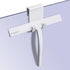Shower Squeegee 9" with Silicone Hook, All Purpose for Shower Glass Door, Bathroom Tiles, and Car Windows
