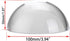 Sumnacon Crystal Magnifying Glass Dome, 4'' Functional Paperweight/Reading Aid for Blueprints