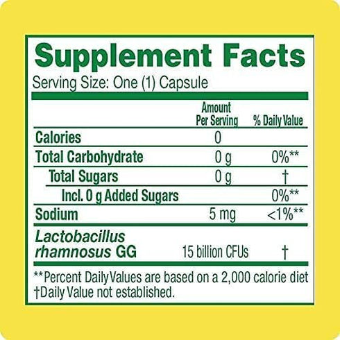 Culturelle Health & Wellness Daily Probiotic, 50 Count, 15 Billion CFUs for Immune Support
