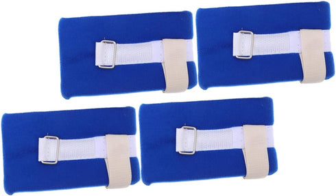 HAKIDZEL 4Pcs Patient Hospital Limb Holders for Blue Strap for Bedridden Safety Easy