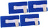 HAKIDZEL 4Pcs Patient Hospital Limb Holders for Blue Strap for Bedridden Safety Easy