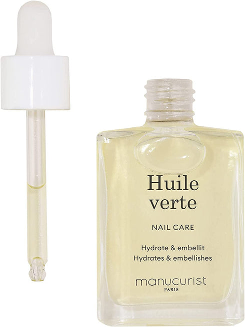 Manucurist Green Oil Nail Care - 0.5 fl oz Nail & Cuticle Oil, Nourishes and Regenerates Nails, 99% Bio-Sourced