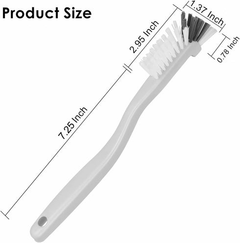 JIANYI Kitchen Scrub Brush, Right Angle Cleaning Brush for Sink Household Dish Pot Pan Edge Corners, Stiff Brushes