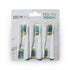 Voom Sonic Pro 3/Pro 5 Replacement Heads, Pack of 6 Brushes, Soft DuPont Nylon Bristles, Advanced Oral Care Technology