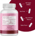 BESTVITE D-Mannose 500mg, 240 Vegetarian Capsules - No Stearates, Fillers, Vegan, Non-GMO, Gluten Free
