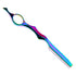 Professional Hair Styling Feather Razor + 10 Replacement Blades, Stainless Steel, Rainbow Color