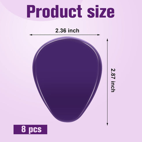 8 Pieces Gel Ball of Foot Cushions Metatarsal Pads for Women and Men Clear Gel Ball of Foot Cushions Soft Metatarsal Forefoot Cushioning Foot Pain Relief with 1 Wood Box Storage (Purple)