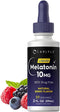 Carlyle Melatonin 10 mg - 2 FL OZ Liquid Drops - Berry Flavor - Non-GMO, Vegetarian Supplement