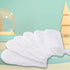 Baby Teeth Cleaning Gauze Finger Cover, 6pcs Baby Teeth Soft Gauze Infant Finger Clean Oral Toothbrush, Milk Stain Removal Soft Hygiene Ring Buckle Oral Tongue Cleaner