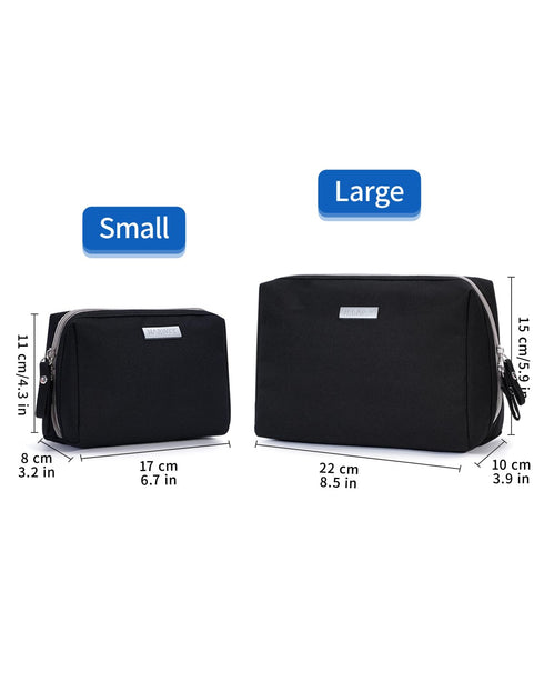Narwey Small Makeup Bag for Purse, Mini Cosmetic Bag Travel Makeup Pouch, Cute Zipper Pouch with Compartments for Women