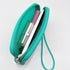 Silicone Small Makeup Bag Pouch, Cute Portable Travel Toiletry Bag Waterproof Mini Zipper Clutch Organizer (Small Green)