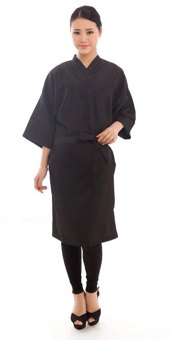 Salon Client Gown Robes Cape, Kimono Style Hair Salon Smock for Clients