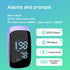 Fingertip Pulse Oximeter, Rechargeable Blood Oxygen Meter with Lanyard for Sports, Outdoors, Aviation Use (Purple)