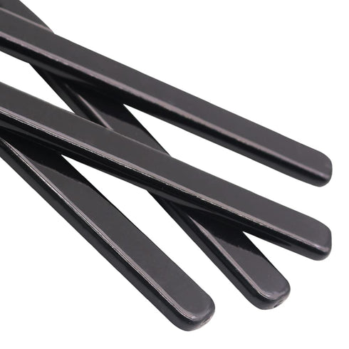N-amboo Pack 4 Bamboo Toothbrush Soft Bristles Manual Adult Toothbrush of Painted Black