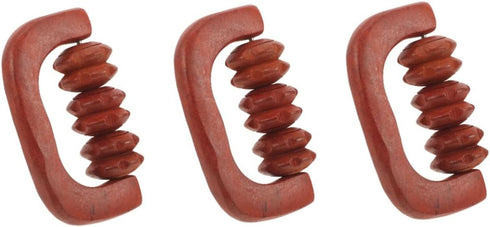 Ipetboom 3pcs Massage Roller Portable Manual Muscle Relaxer for Neck Back and Foot