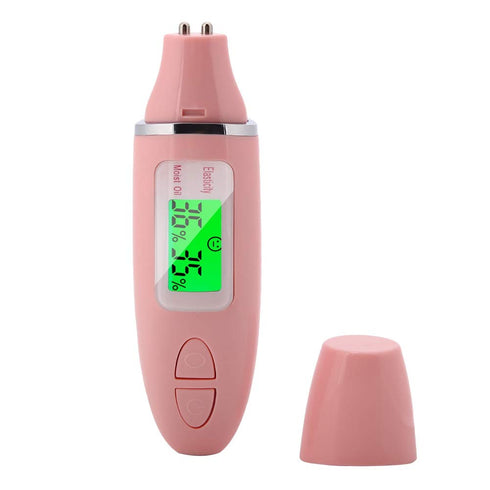 Professional Skin Analyzer Machine, Digital Oil Sensor, LCD Display Monitoring Meter for Face
