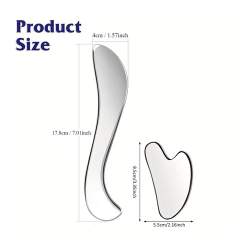 Yiodauh 5 Scraping Massage Tool Pcs Muscle Fascia Knife Gua Sha Tools Massage Scraper Tool Release Reduce Puffiness