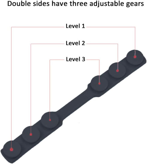 Mask Strap Extender - Anti-Tightening Mask Holder Hook, 8PCS Black