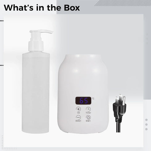 Tressify 86-149 4 4 5.9 Electric Massage Lotion Warmer with Touch Screen and Dispenser Bottle, Temperature Control, X X