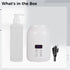 Tressify 86-149 4 4 5.9 Electric Massage Lotion Warmer with Touch Screen and Dispenser Bottle, Temperature Control, X X