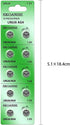 SKOANBE 50PCS SR626SW LR626 AG4 1.5V Button Coin Cell Watch Battery