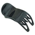 Parcelona French Simply Bear Paw Black Medium 3" Celluloid Side Slide In Jaw Hair Claw Clip for Women