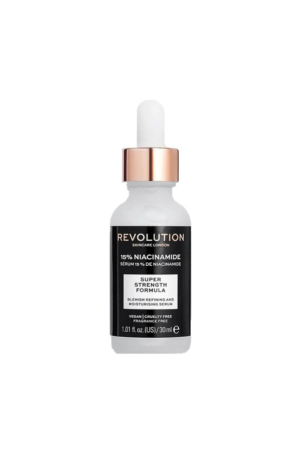 Revolution Skincare 15% Niacinamide Blemish & Pore Refining Serum, Targets Blemishes and Large Pores, Vegan & Cruelty Free, 1.01fl.oz/30ml