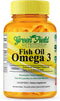 Greenfield Nutritions Halal Fish Oil 1000mg, 120 Pills - 300mg Halal Omega 3, EPA 180mg & DHA 120mg, Non-GMO