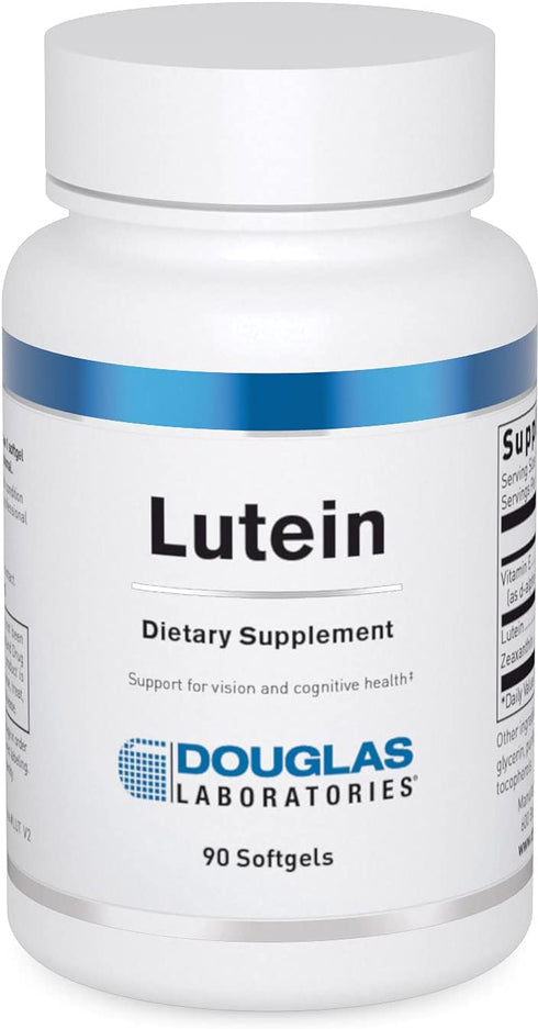 Douglas Laboratories Lutein with Zeaxanthin for Vision, 90 Softgels, 6 mg
