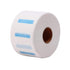 White Haircutting Strips, Stretchy Neck Band for Hair Removal and Waxing, Barber Shop Accessories