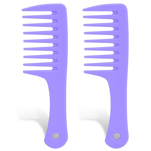 Mini Hair Combs for Women, 2 Pack Small Wide Tooth Comb, Portable Detangling Comb for Curly/Long/Wet Hair, Anti-Static