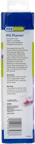 EZY DOSE Weekly Pill Case, 7-Day Medicine Planner, 2X-Large Vitamin Organizer Box, Color May Vary