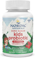 Nordic Naturals Zero Sugar Kids Probiotic Gummies, 30 Gummies, Strawberry Watermelon Flavor