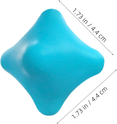 Muscle Relaxing Massage Ball and Yoga Massage Ball, Small Silicone Handheld Myofascial Release Massager for Back, Neck