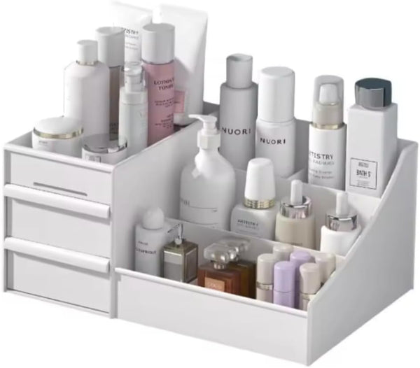 Makeup Organizer with Drawers, Bathroom Storage for Skincare and Vanity, Countertop Makeup Organizer