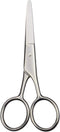 Professional Grooming Scissors for Facial Hair Removal, Ear Nose Eyebrow Trimming, Stainless Steel Straight Tip
