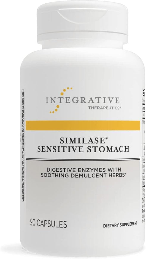 Similase Sensitive Stomach Digestive Enzyme Capsules, Vegan, Dairy Free, 90 Count